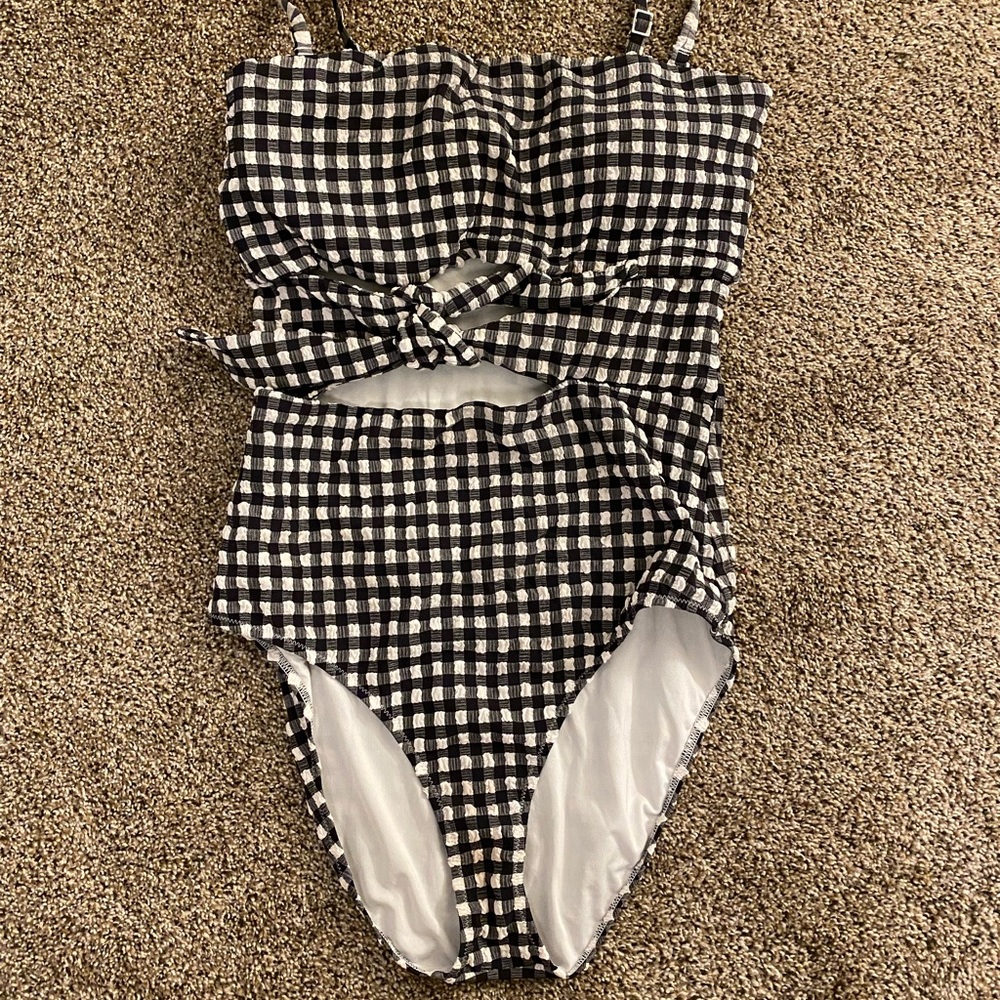 Aerie Gingham One piece